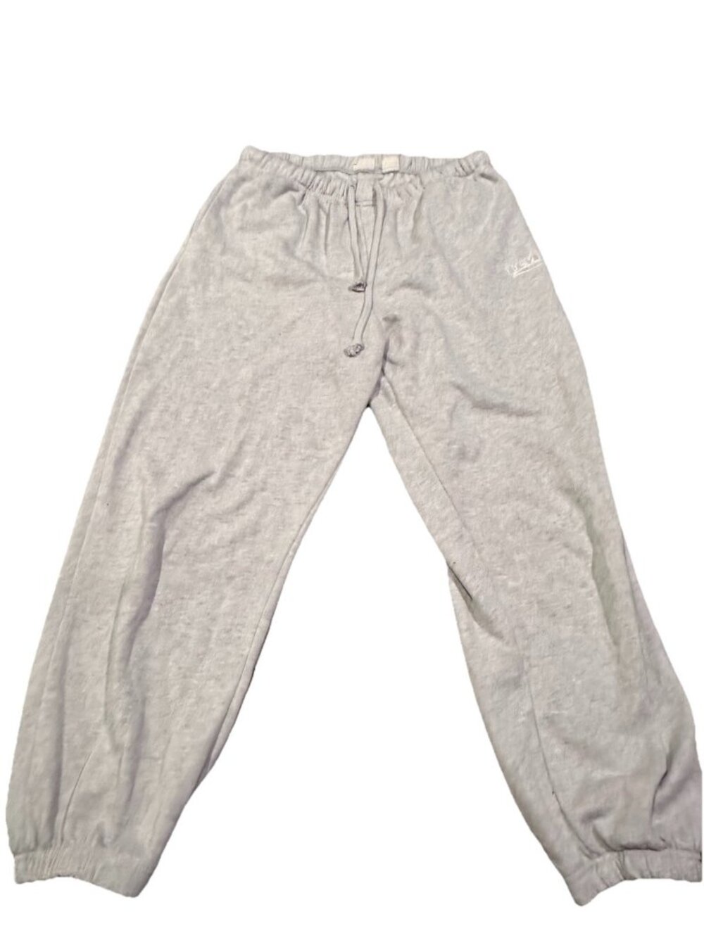Levi's Sweatpants Medium Heather Gray Cotton Relaxed Tapered Leg Draw Strings